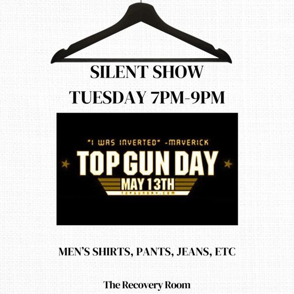TOP GUN DAY Silent Show Sale - Tuesday 7pm-9pm Men's Shirts Jeans Pants Shorts - Picture 1 of 1